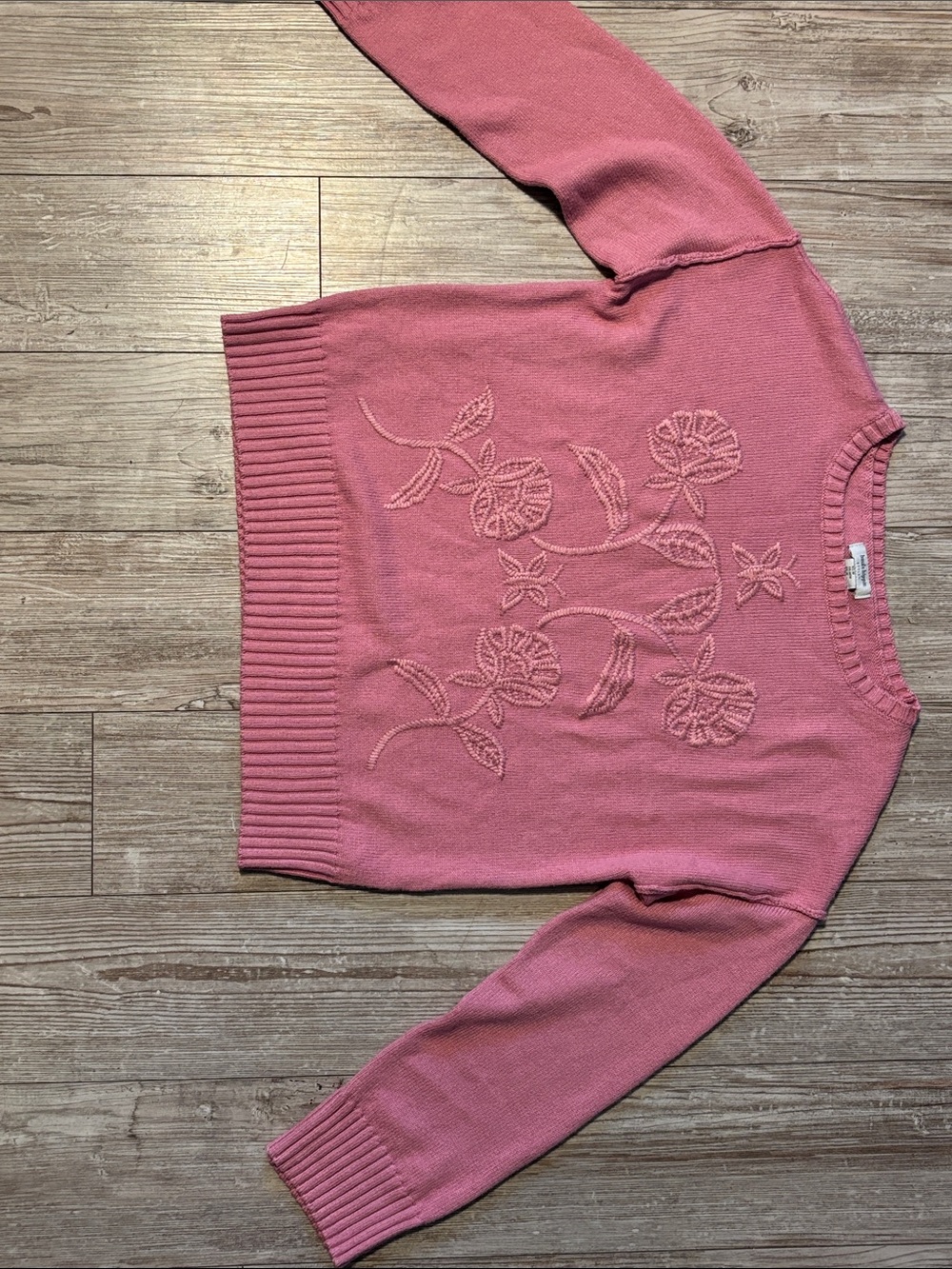 Haute Hippie Floral Crew Sweater